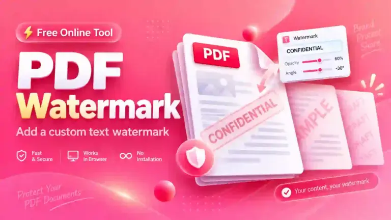 Add Watermark to PDF Online – Free PDF Watermark Tool