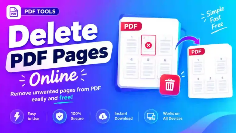 Delete PDF Pages Online – Remove Pages from PDF Free