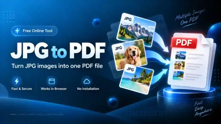 JPG to PDF Converter Online – Convert Images to PDF Free