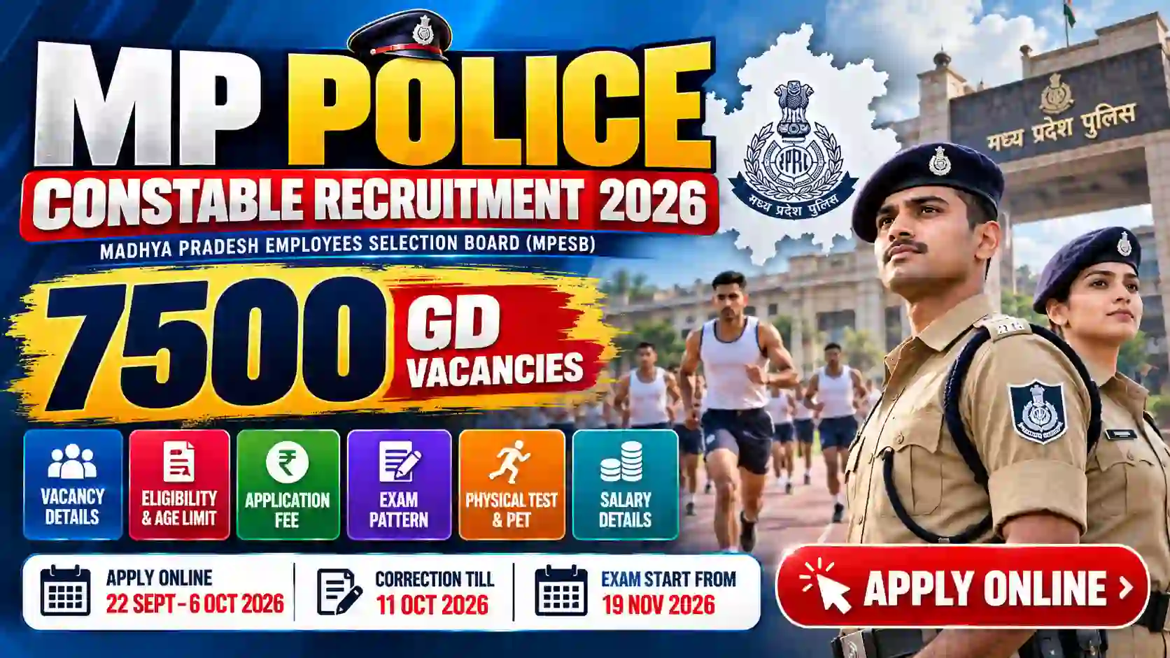 MP Police Constable Recruitment 2026