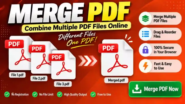 Merge PDF Online Tool – Combine Multiple PDF Files into One Document