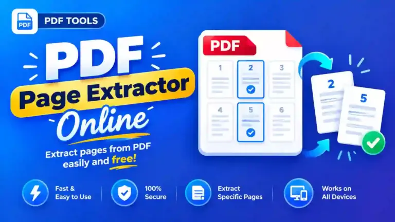 PDF Page Extractor Online – Extract Pages from PDF Free