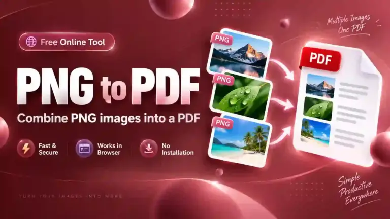 PNG to PDF Converter Online – Convert PNG to PDF Free