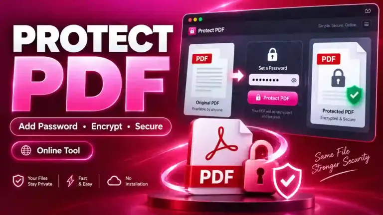 Protect PDF Online Tool – Add Password and Encrypt PDF Securely